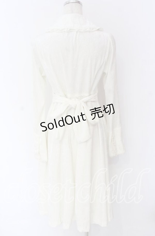 画像3: PEACE NOW / クラッシュベロア丸襟ワンピース M アイボリー O-25-10-29-059-PU-OP-IG-OS (3)