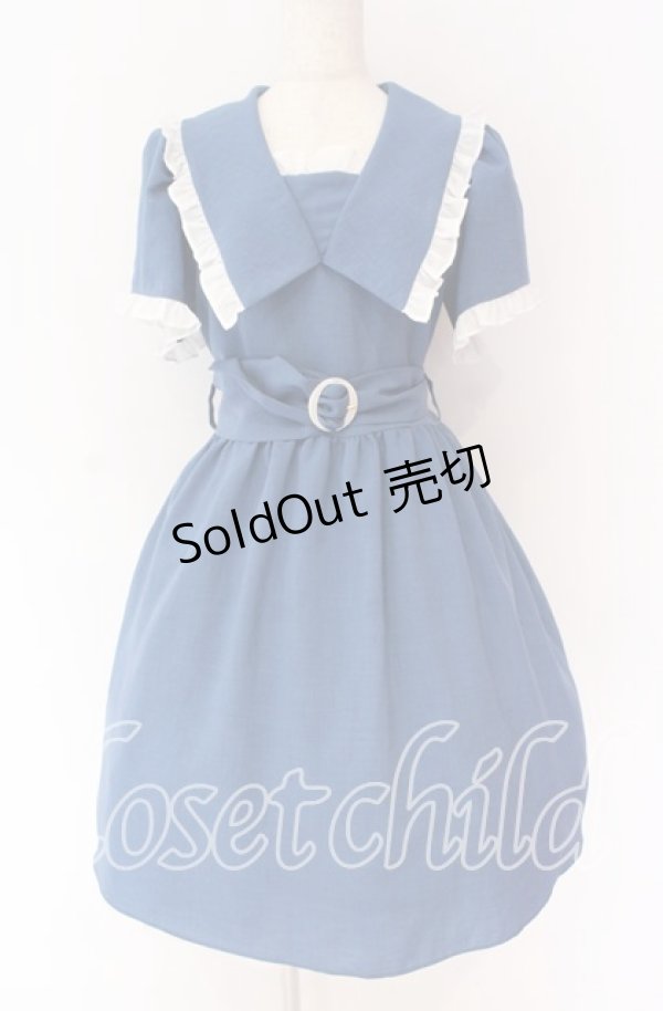 画像1: MILK / シェリーdress  ブルー O-25-10-29-061-ML-OP-OW-OS (1)