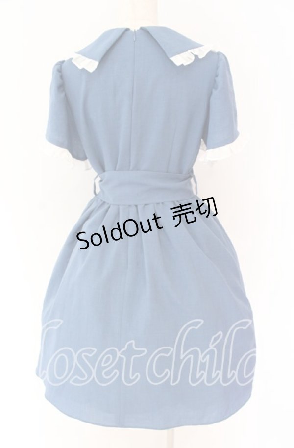 画像2: MILK / シェリーdress  ブルー O-25-10-29-061-ML-OP-OW-OS (2)