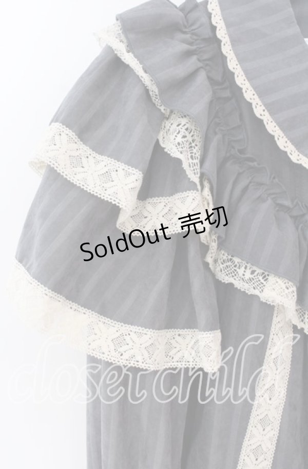 画像2: Hoshibako Works / ベアーズベーカリーブラウス  グレー O-25-10-29-064-LO-BL-OW-OS (2)