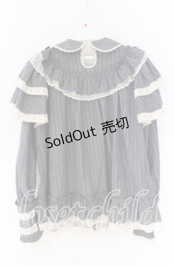 画像4: Hoshibako Works / ベアーズベーカリーブラウス  グレー O-25-10-29-064-LO-BL-OW-OS (4)