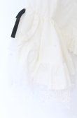 画像3: MARBLE / デコラティブタイ付き姫袖ブラウス  ホワイト×ブラック O-25-10-29-067-GO-BL-OW-OS (3)