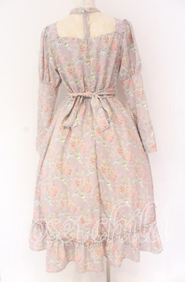 画像3: Kurumi Collaboration / KRハナジゴスリーブワンピース M ラベンダー O-25-10-29-068-LO-OP-IG-OS (3)