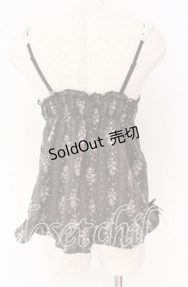 画像2: Kurumi Collaboration / Fairy's Bouquet ヴィンテージローズシリーズベビードール M クロ O-25-10-29-069-LO-TO-IG-OS (2)