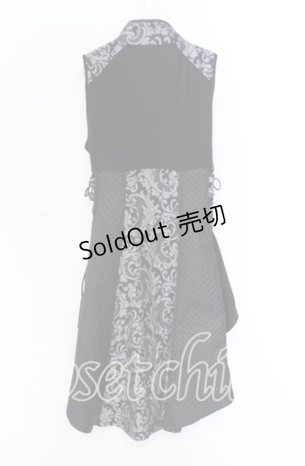 画像4: Qutie Frash / チャイナ後ろロングワンピース  ブラック O-25-10-29-008-QU-OP-IG-OS (4)