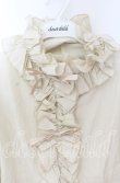 画像2: metamorphose / 共フリルブラウス（マトンスリーブ）  ベージュ O-25-10-29-071-ME-BL-IG-OS (2)