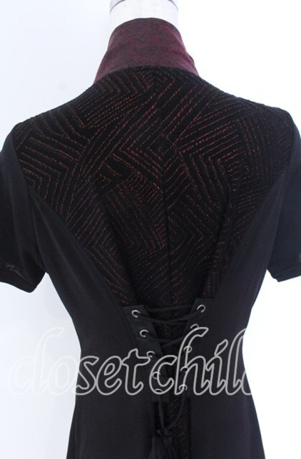 画像5: Qutie Frash / アーム付きZIPカーデ  レッド×ブラック O-25-10-29-073-QU-TO-IG-OS (5)