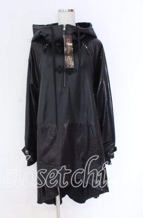 画像1: Qutie Frash / Aラインプルオーバー  ブラック O-25-10-29-074-QU-JA-IG-OS (1)