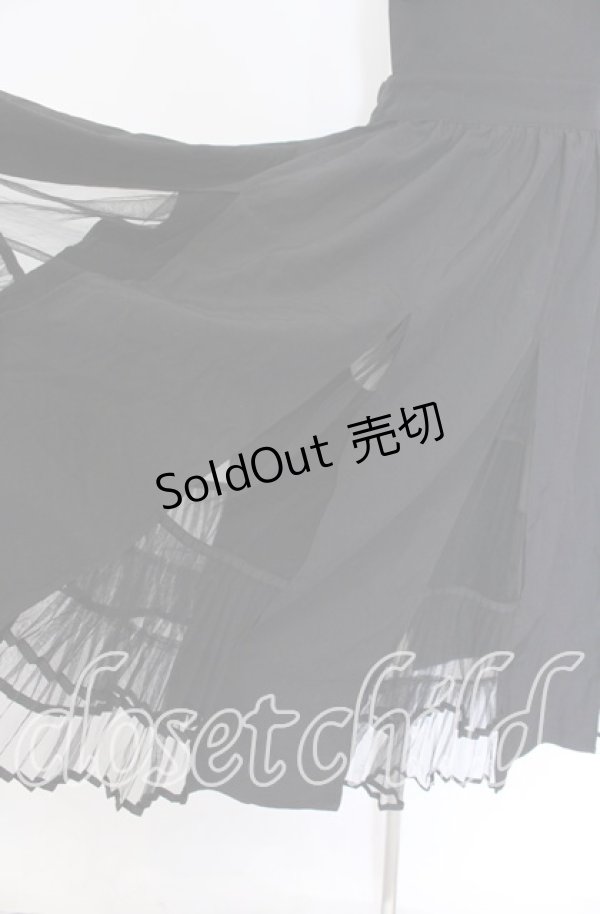 画像4: Jamie エーエヌケー / 胸バックルジャンパースカート  クロ O-25-10-29-076-LO-OP-IG-OS (4)