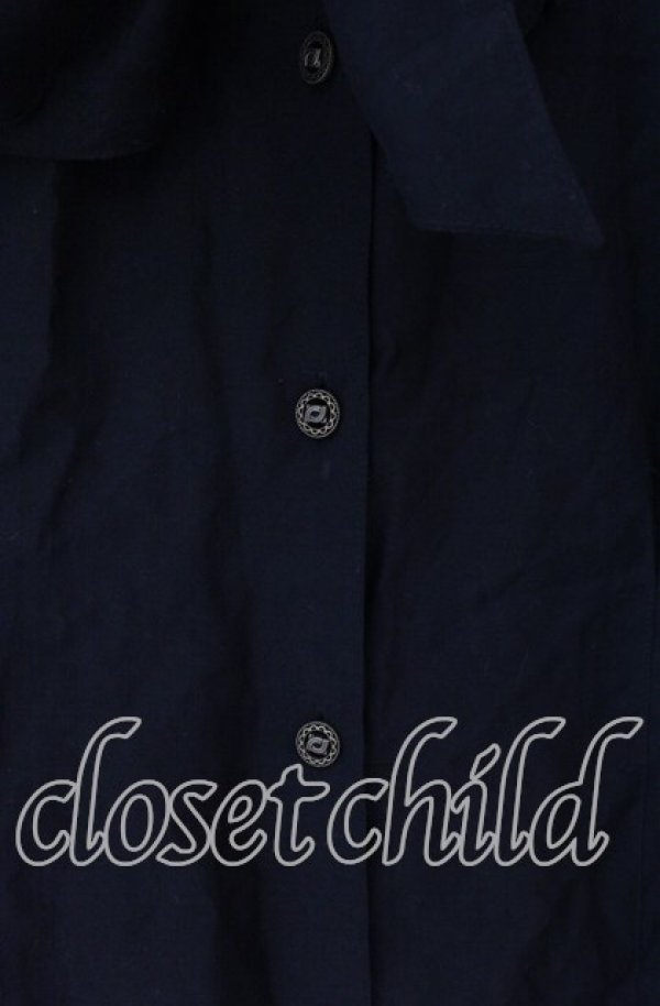 画像2: MIHO MATSUDA / ブラウス・シノア M ブラック O-25-10-29-078-GO-BL-IG-OS (2)