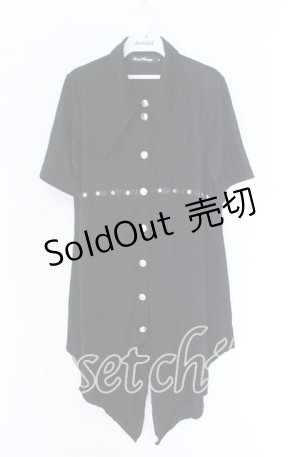 画像: SEX POT ReVeNGe / 蝙蝠襟ワンピース M ブラック O-25-10-29-079-SP-OP-IG-OS