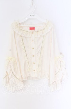 画像: BABY,THE STARS SHINE BRIGHT / Marie Antoinetteドットブラウス  生成り O-25-10-29-080-BA-BL-IG-OS