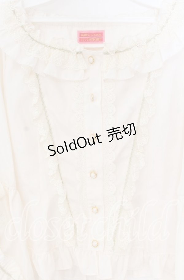 画像3: BABY,THE STARS SHINE BRIGHT / Marie Antoinetteドットブラウス  生成り O-25-10-29-080-BA-BL-IG-OS (3)