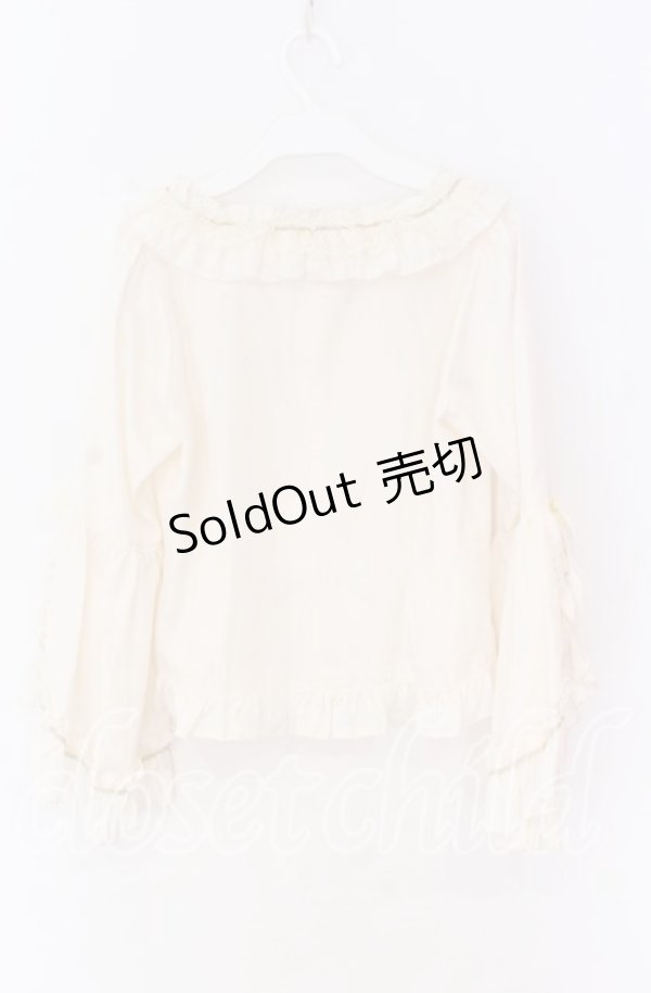 画像4: BABY,THE STARS SHINE BRIGHT / Marie Antoinetteドットブラウス  生成り O-25-10-29-080-BA-BL-IG-OS (4)