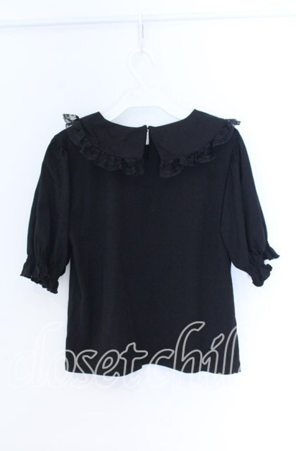 画像3: m　petit by misako / 丸襟プルオーバー M クロ O-25-10-29-086-LO-TO-IG-OS (3)