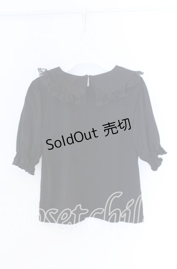 画像3: m petit by misako / 丸襟プルオーバー M クロ O-25-10-29-086-LO-TO-IG-OS (3)