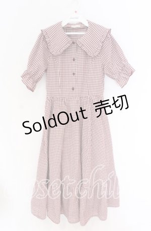 画像: m petit by misako / AM*ギンガムCHKワンピース M アカ O-25-10-29-087-LO-OP-IG-OS