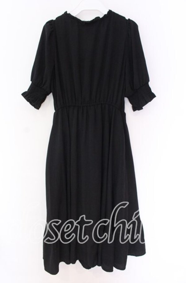 画像3: m petit by misako / AMレースアップワンピース M クロ O-25-10-29-090-LO-OP-IG-OS (3)