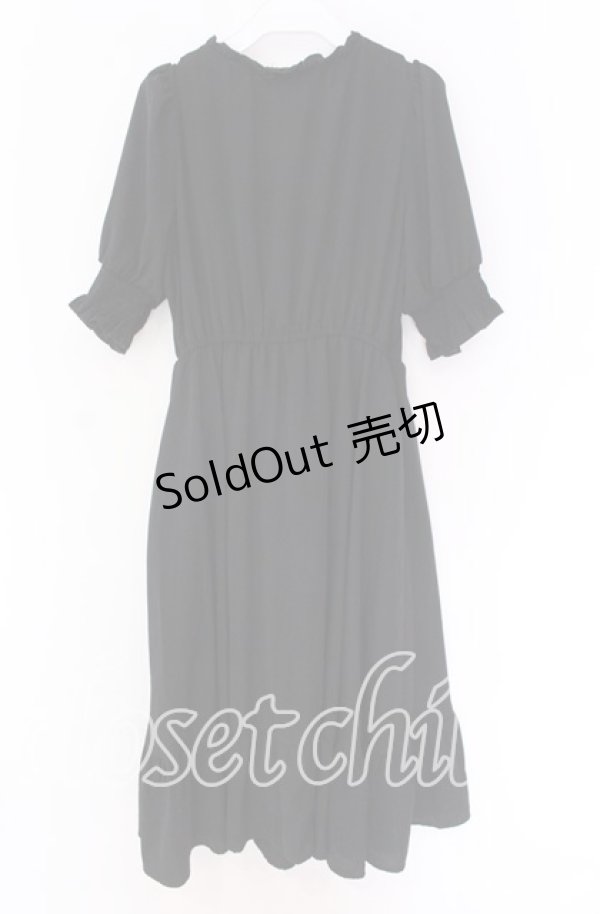 画像3: m petit by misako / AMレースアップワンピース M クロ O-25-10-29-090-LO-OP-IG-OS (3)