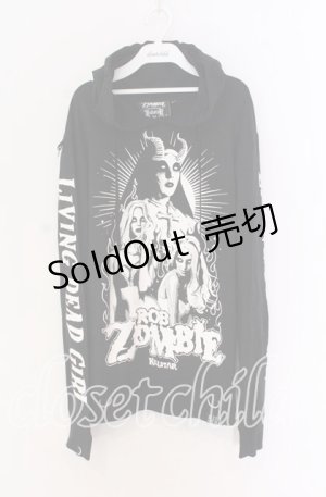 画像: KILL STAR / LIVING DEAD GIRLフーディ L クロ O-25-10-29-093-SL-TO-OW-OS