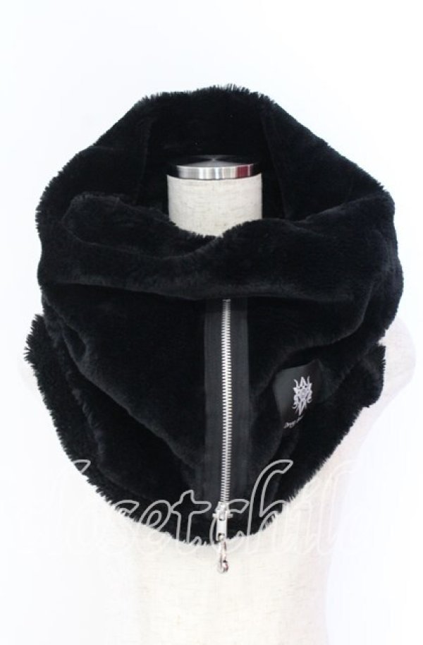 画像1: Drug Honey / ファースヌード  ブラック O-25-10-29-003-PU-ZA-IG-OS (1)