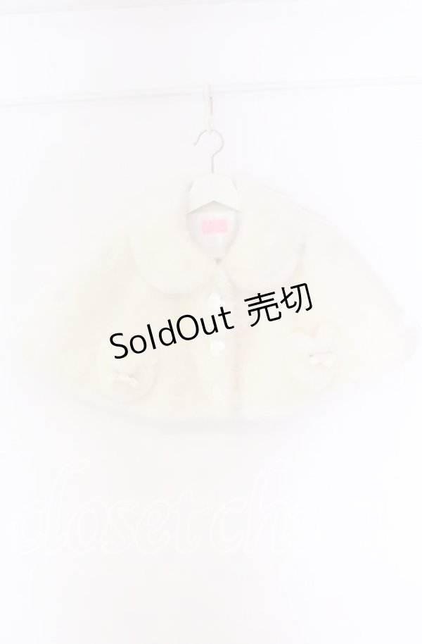 画像1: Angelic Pretty / マジカルBunnyファーケープ  シロ O-25-10-29-104-AP-JA-OW-OS (1)