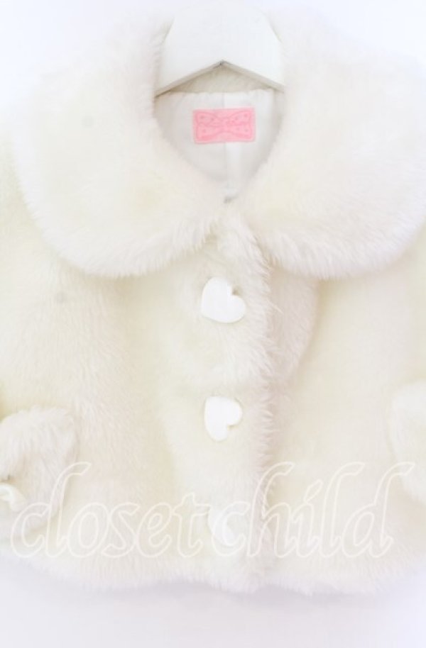 画像2: Angelic Pretty / マジカルBunnyファーケープ  シロ O-25-10-29-104-AP-JA-OW-OS (2)