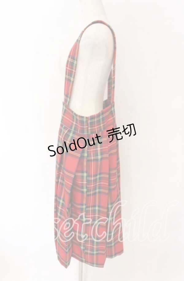 画像2: HEIHEI / 吊りスカート  レッド O-25-10-29-113-PU-SK-IG-OS (2)