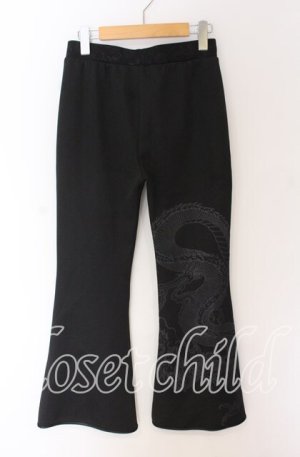 画像: Qutie Frash / チャイナパンツ M ブラック O-25-10-29-117-QU-PA-IG-OS