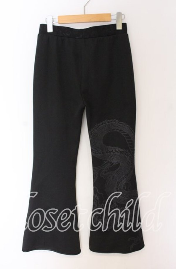 画像1: Qutie Frash / チャイナパンツ M ブラック O-25-10-29-117-QU-PA-IG-OS (1)