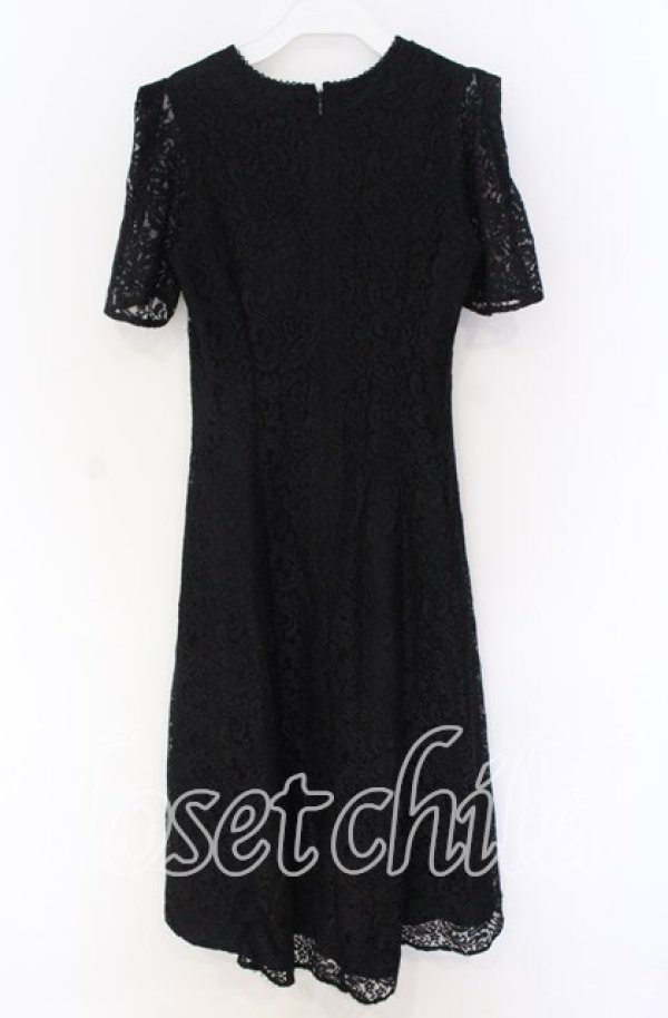 画像3: EATME / Vネックレースワンピース  クロ O-25-10-29-013-LO-OP-IG-OS (3)