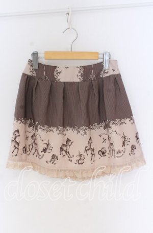 画像: Innocent World / デルフトロッタスカート  ピンク O-25-10-29-122-IW-SK-OW-OS