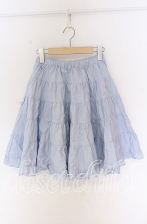 画像: PUTUMAYO / コットンスカート  サックス O-25-10-29-123-PT-SK-IG-OS