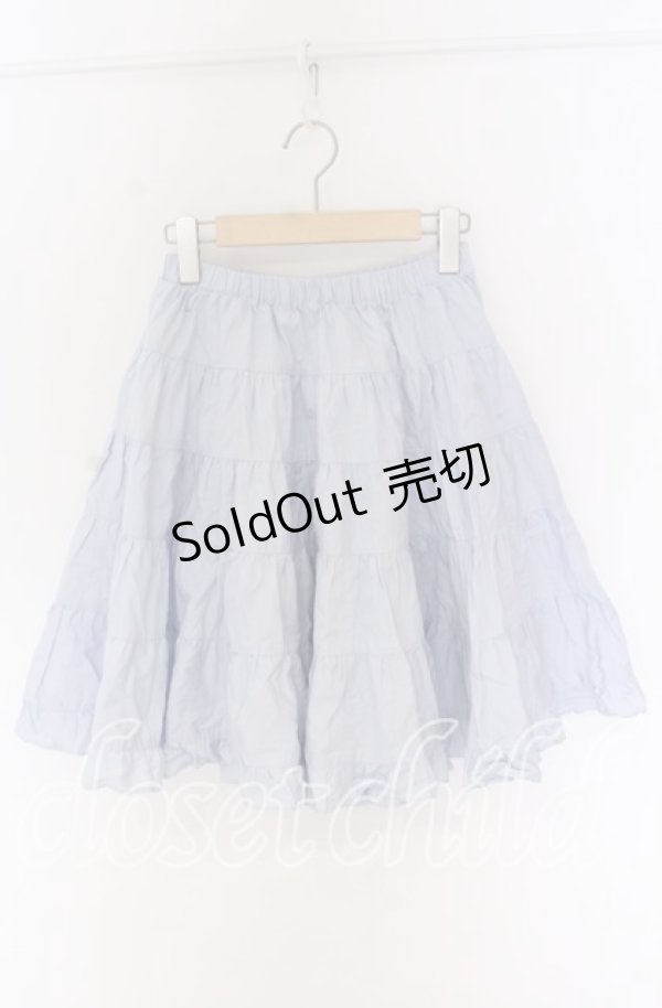 画像1: PUTUMAYO / コットンスカート  サックス O-25-10-29-123-PT-SK-IG-OS (1)