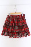 画像1: CHOICE / タータンチェックティアードスカート M レッド O-25-10-29-124-PU-SK-IG-OS (1)