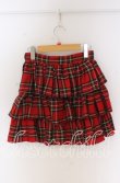 画像2: CHOICE / タータンチェックティアードスカート M レッド O-25-10-29-124-PU-SK-IG-OS (2)