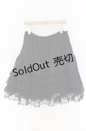 画像: Angelic Pretty / プリンセスロングペチコート  クロ O-25-10-29-130-AP-SK-IG-OS