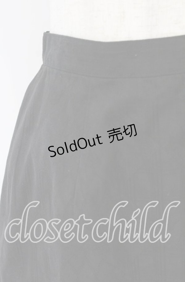 画像2: MIHO MATSUDA / 透かしレース柄スカート M ブラック O-25-10-29-132-GO-SK-OW-OS (2)