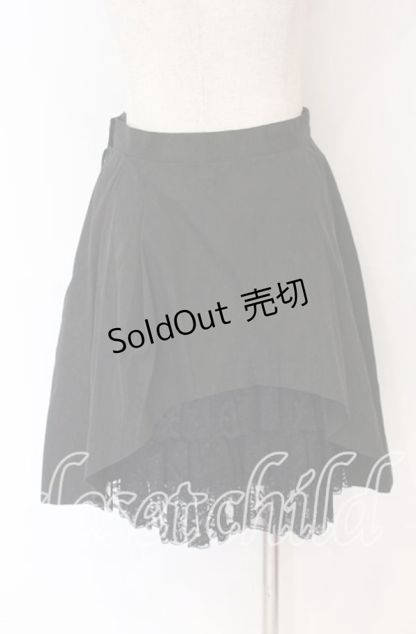 画像3: MIHO MATSUDA / 透かしレース柄スカート M ブラック O-25-10-29-132-GO-SK-OW-OS (3)