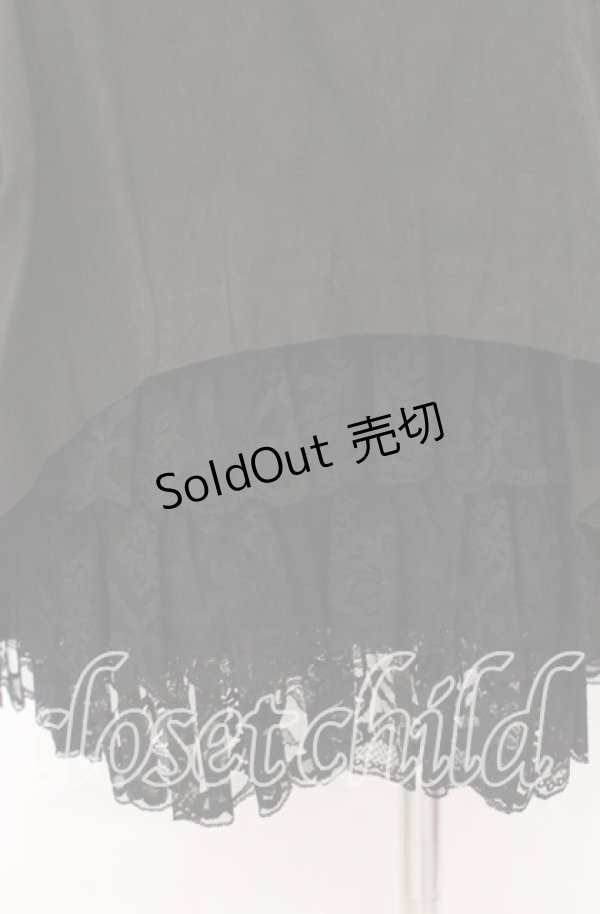 画像4: MIHO MATSUDA / 透かしレース柄スカート M ブラック O-25-10-29-132-GO-SK-OW-OS (4)