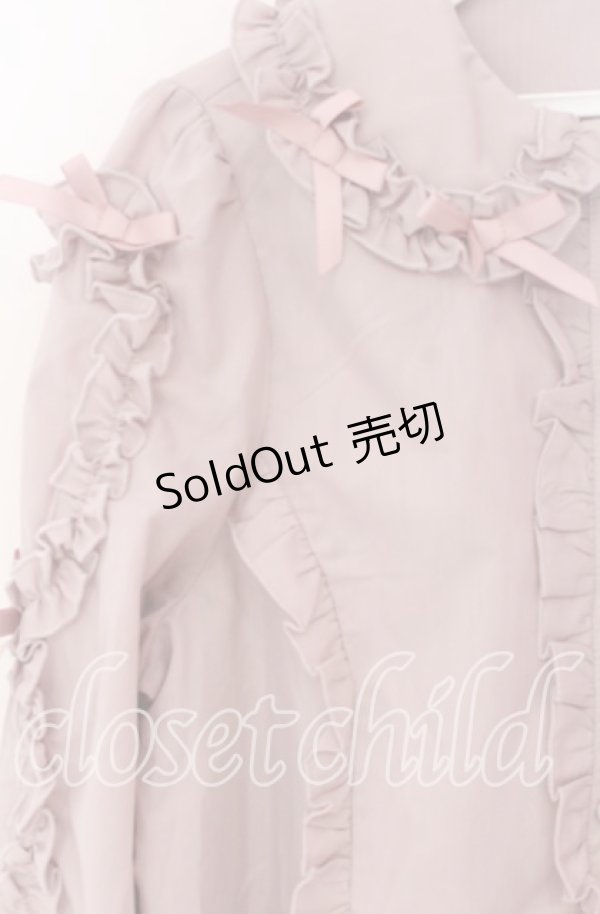 画像2: Chalmiere / フリルブラウス M ピンク O-25-10-29-018-LO-BL-OW-OS (2)