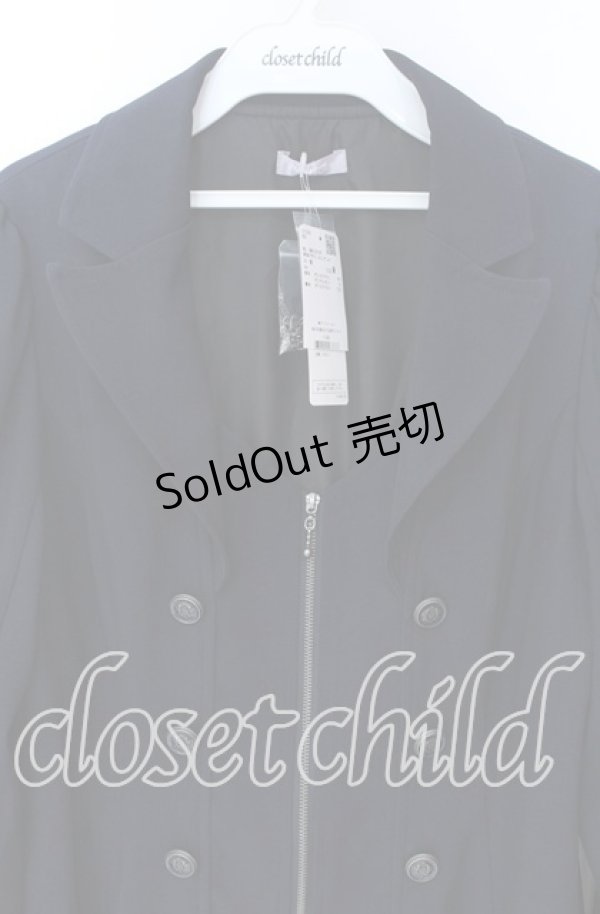 画像2: axes femme POETIQUE / 燕尾デザインロングジャケット M コン O-25-10-29-019-AX-JA-OW-OS (2)