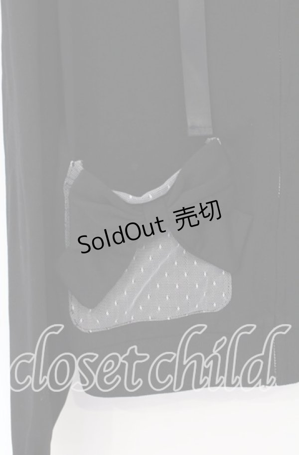 画像2: axes femme POETIQUE / ドットチュール使いパーカー M クロ O-25-10-29-020-AX-TO-OW-OS (2)