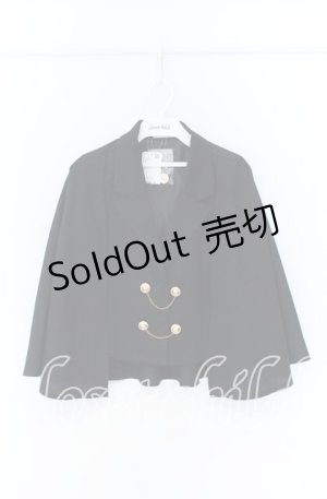 画像: axes femme / マント風ケープジャケット F クロ O-25-10-29-021-AX-TO-OW-OS