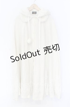 画像: ALICE and the PIRATES / A＆Pうさみみシャギーマント  オフ O-25-10-29-022-PA-CO-IG-OS