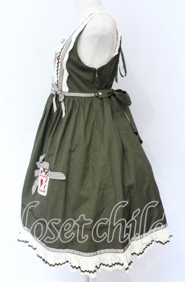 画像3: BABY,THE STARS SHINE BRIGHT / Love and Cherish youジャンパースカート  グリーン O-25-10-29-004-BA-OP-IG-OS (3)