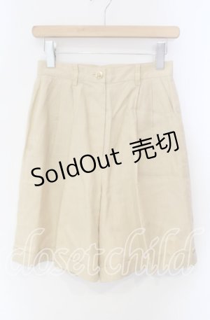 画像: INGEBORG / リネンハーフパンツ  カーキイエロー O-25-10-30-025-LO-PA-OW-OS