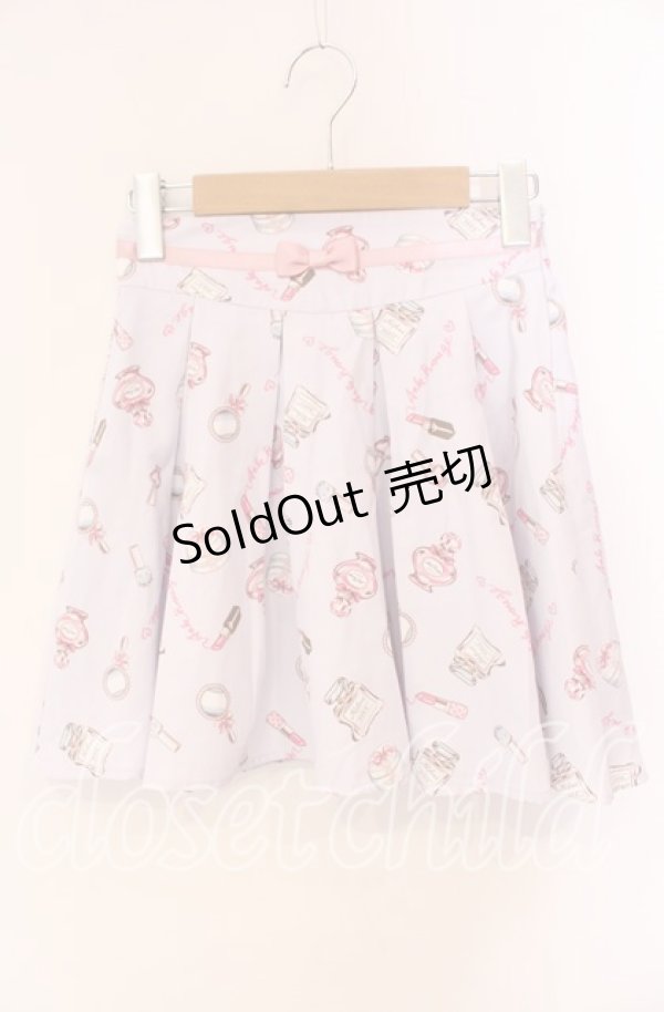 画像1: Ank Rouge / コスメ柄スカート  ラベンダー O-25-10-30-027-CA-SK-OW-OS (1)