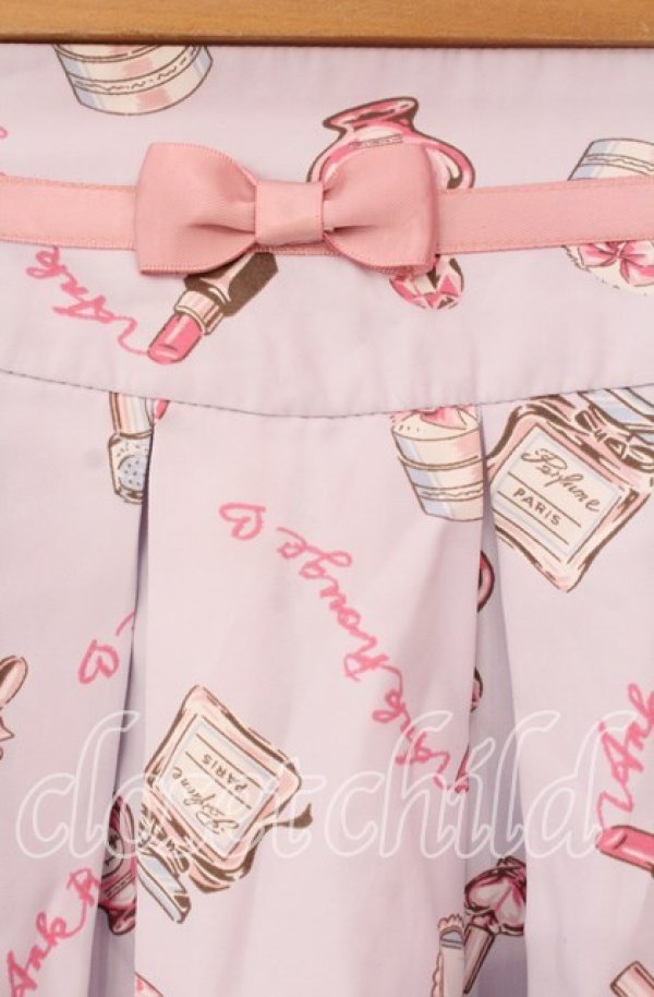 画像2: Ank Rouge / コスメ柄スカート  ラベンダー O-25-10-30-027-CA-SK-OW-OS (2)