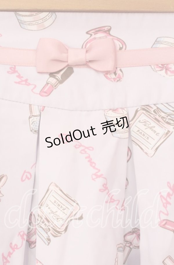 画像2: Ank Rouge / コスメ柄スカート  ラベンダー O-25-10-30-027-CA-SK-OW-OS (2)